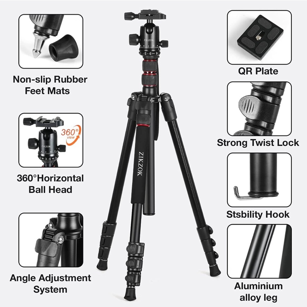 2022 New 80" Camera Tripod